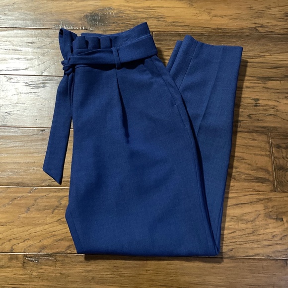 RW&CO dress pants tie belt blue size 0 - Picture 1 of 11